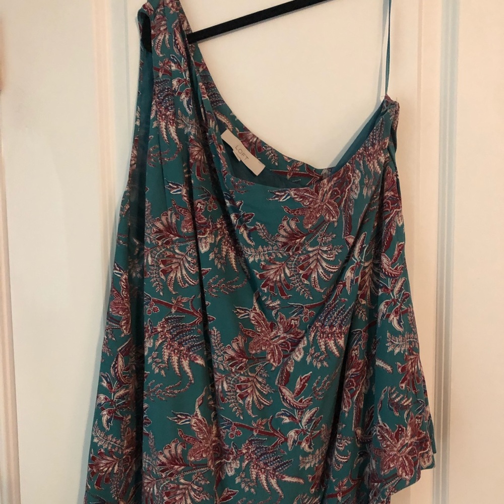 Loft One Shoulder Blouse
